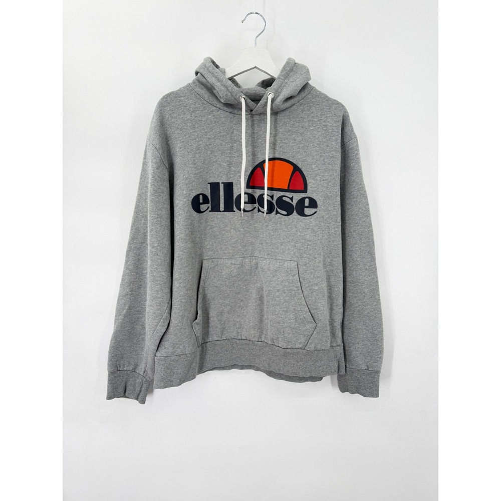 Ellesse Hoodie Mens XXL Gray Gottero Logo Pullover Sweatshirt SHS01150 - Picture 1 of 10